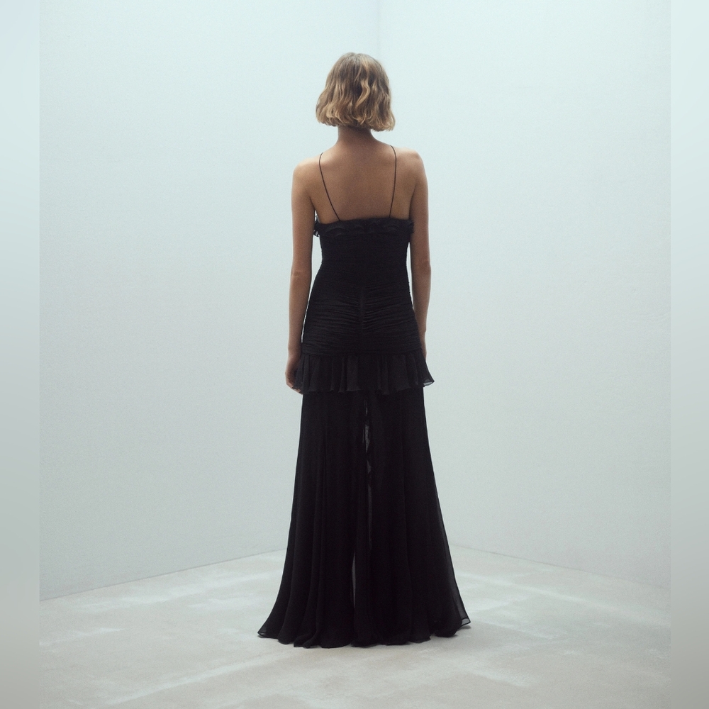MANGO Exclusive Maxi Silk Dress - Picture 6 of 6